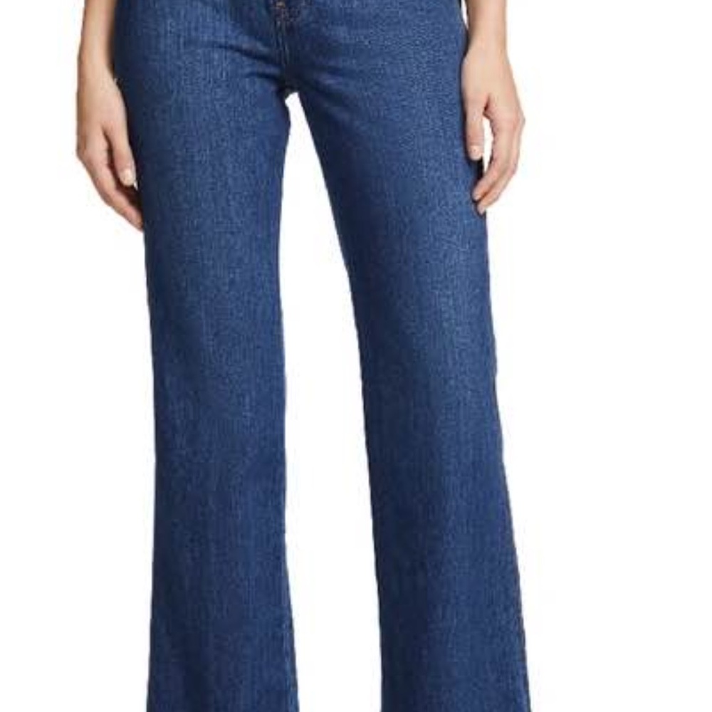 Reformation Dark Blue Flare Jeans